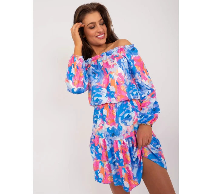 WN SK 8282 šaty.55 modrá