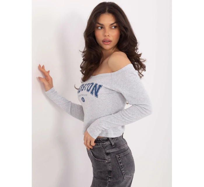 Bluzka WT BZ model 21875530 jasny szary - FPrice Bluzka WT BZ model 21875530 jasny szary - FPrice