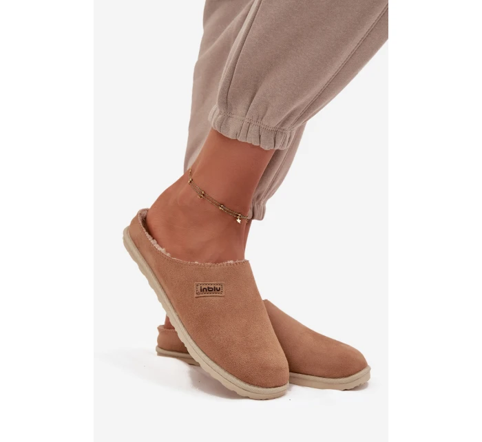 Dámské domácí pantofle Inblu CS000045 – camel
