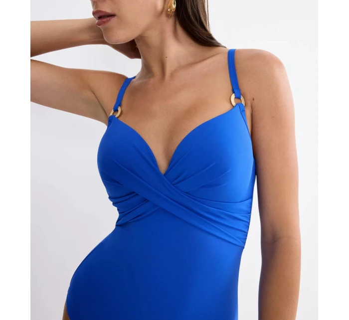 Dámské jednodílné plavky Summer Twist 01 BLUE modré  model 22006024 - Triumph