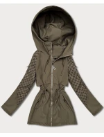 Damska kurtka z monogramem Goodlookin khaki (KK60412-2#)