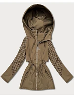Dámská khaki bunda s monogramem Goodlookin (KK60412-2#)