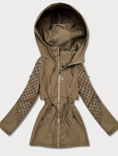 Damska kurtka z monogramem Goodlookin khaki (KK60412-2#)