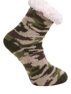 Protiskluzové ponožky Masker winter zelené