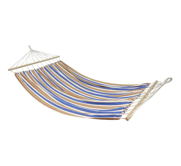 ZAHRADNÍ HAMMAK 1 OSOBA 200x100 cm s tyčí 1052182