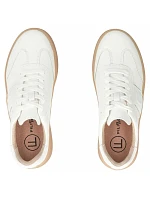 Dámské kožené boty na platformě bílé Filippo DP7543/26 Dámské kožené boty na platformě bílé Filippo DP7543/26