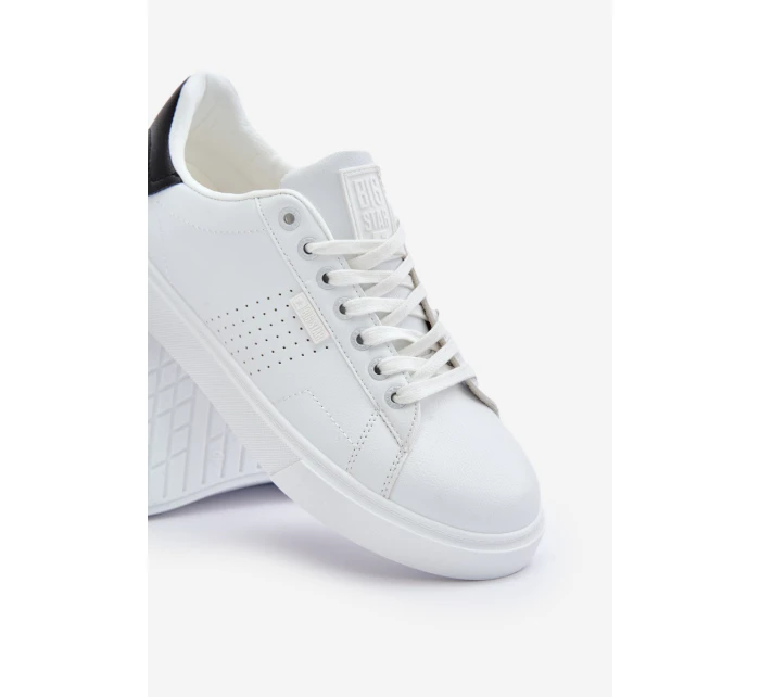 Pánské Sneakers Z Eko Kůže Big Star OO174115 Bílé