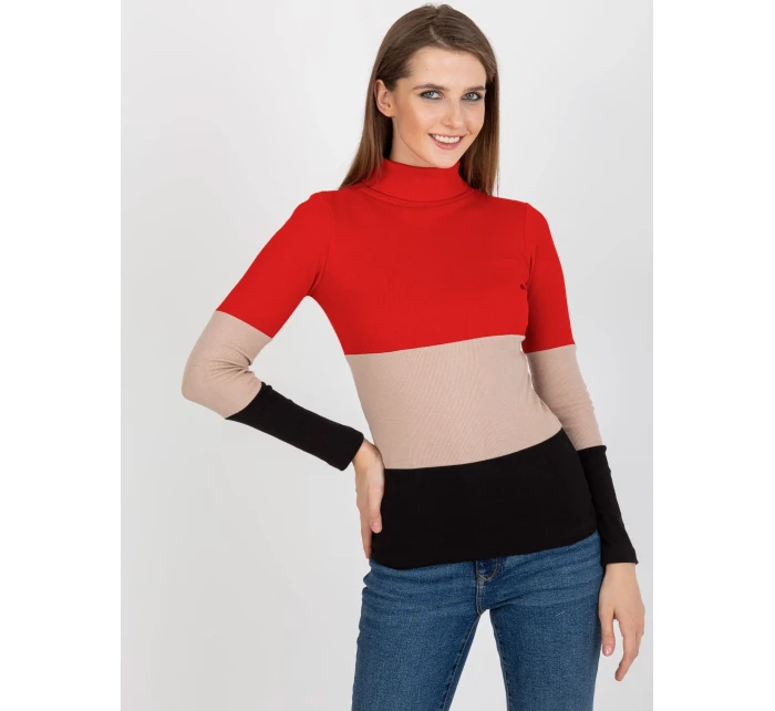 Dámská halenka RV BZ 8465 1.35P červená - FPrice