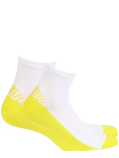 MLADÉ PÁNSKÉ PONOŽKY VZOROVANÉ AG+ BÍLÉ 42-44