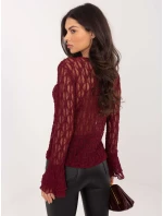 Bluzka IT BZ model 21807968 bordowy - FPrice Bluzka IT BZ model 21807968 bordowy - FPrice