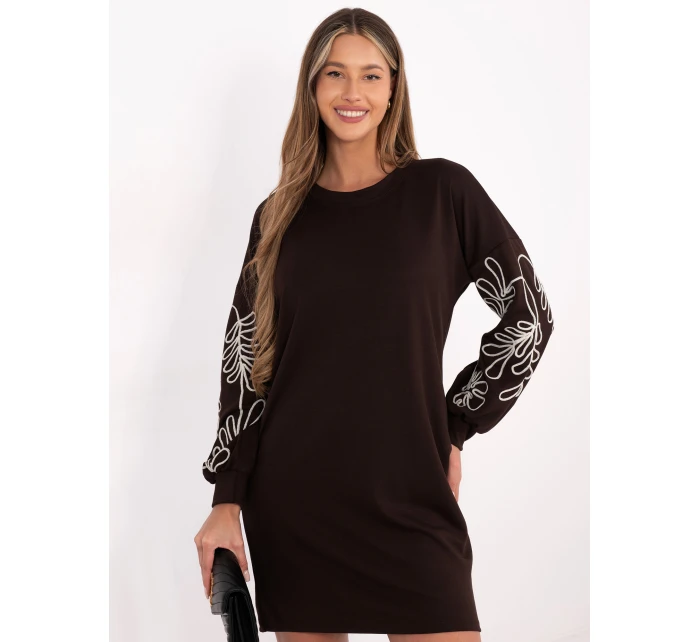 RV SK šaty A1064.95 tmavě hnědé RV SK šaty A1064.95 tmavě hnědé