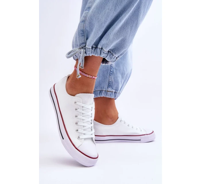 Klasické nízké dámské tenisky Bíle Vegas Klasické nízké dámské tenisky Bíle Vegas