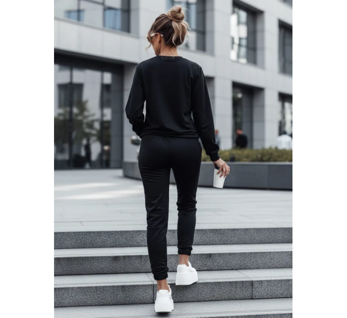 MILIAN dámská tepláková souprava černá FashionStreet AY0818 MILIAN dámská tepláková souprava černá FashionStreet AY0818