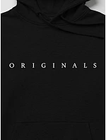 Pánská mikina s kapucí a potiskem ORIGINALS, černá, FashionStreet NX5151BX Pánská mikina s kapucí a potiskem ORIGINALS, černá, FashionStreet NX5151BX