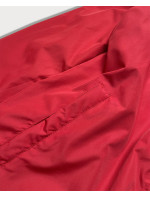 Tmavě modro-červená oboustranná dámská prošívaná bunda (MHM-W589)