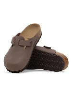 Birkenstock clogs BOSTON KIDS BS 1030809 MOCCA (úzká šířka) dětské