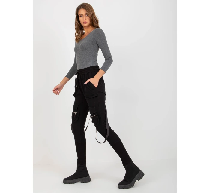 Teplákové kalhoty EM DR ES 21 595.23 černá Teplákové kalhoty EM DR ES 21 595.23 černá