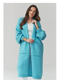 Svetr na zapínání  model 226871 Makadamia