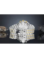 Pánské hodinky Giewont Chronograph Sapphire Silver Green GW7290-B7