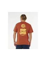 Pánské tričko RIP CURL Pacific Rinse Glass Off Tee, hnědé