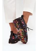 Lakované polobotky z pravé kůže s vzorem model 21712368 Černé - Artiker