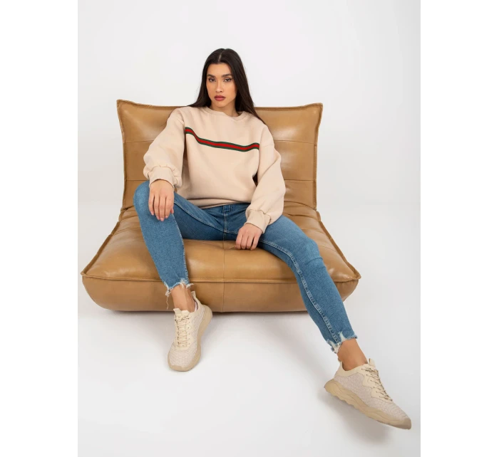 Dámská mikina EM BL 760.01 béžová - FPrice Dámská mikina EM BL 760.01 béžová - FPrice