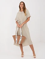 Šaty MI SK 3426.91 béžové