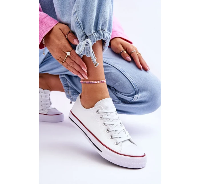 Klasické nízké dámské tenisky Bíle Vegas Klasické nízké dámské tenisky Bíle Vegas