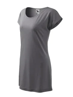 Love tričko/šaty dámské ocelově šedá