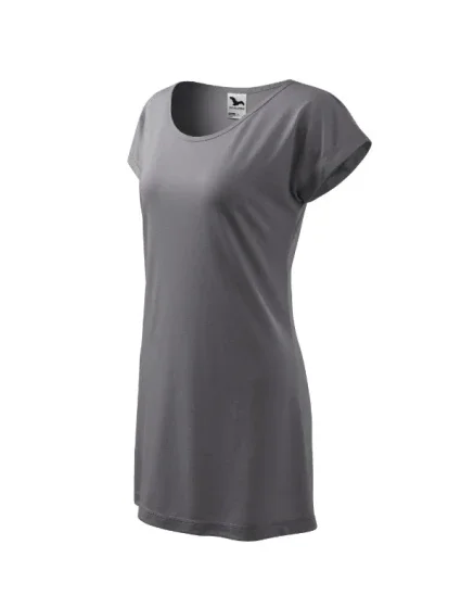 Love tričko/šaty dámské ocelově šedá Love tričko/šaty dámské ocelově šedá
