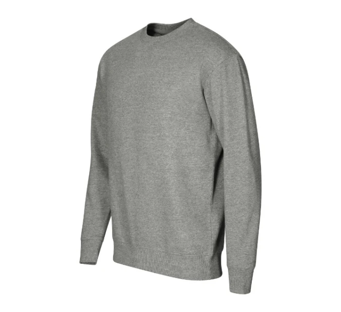 Crew mikina unisex tmavě šedý melír