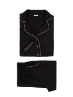 Midnight Ease pyžamo délka/r SXL pruhované model 21781044 - Mademoiselle Sommeil Midnight Ease pyžamo délka/r SXL pruhované model 21781044 - Mademoiselle Sommeil