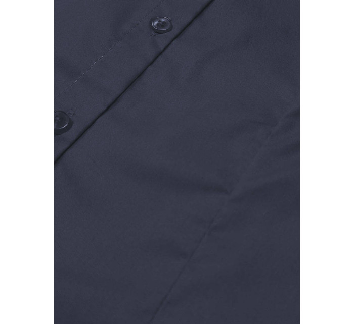 Tmavě modrá klasická dámská košile (HH039-4)