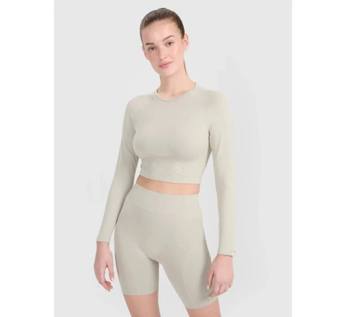 Dámské tričko  s a dlouhým rukávem s výřezem na zádech model 21882730 - 4F