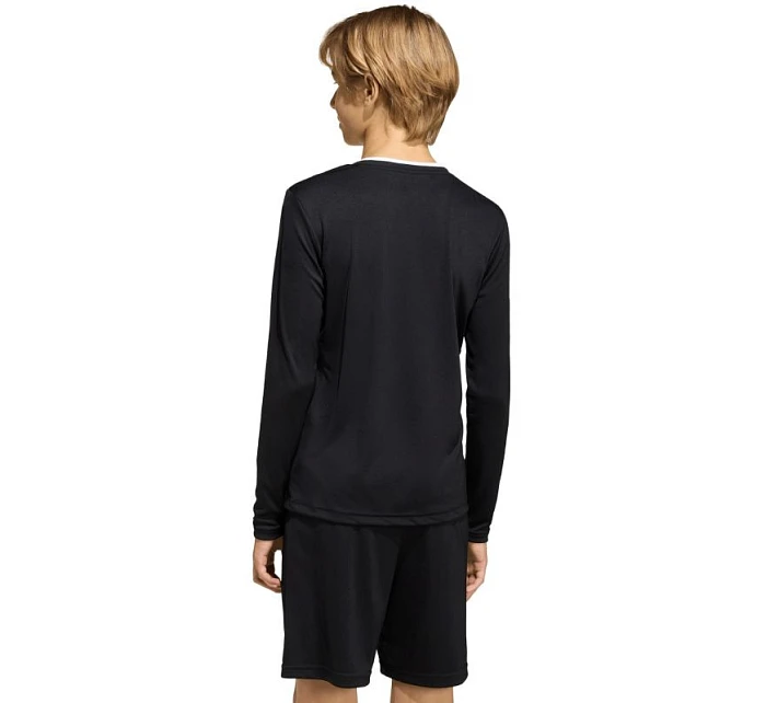 Adidas Entrada 26 dětské tričko s dlouhým rukávem černé KF5879 Adidas Entrada 26 dětské tričko s dlouhým rukávem černé KF5879