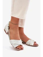 Kožené Ploché Sandály model 21699746 Mátové - Maciejka