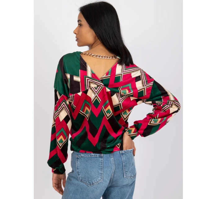 Halenka DHJ BZ 6550 4.40 tmavě zelená Halenka DHJ BZ 6550 4.40 tmavě zelená