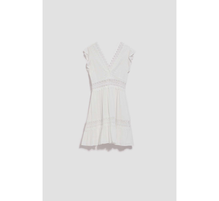 Dámské šaty L-SU-4045 bílé - Moodo