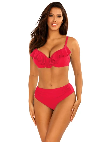 Dámské dvoudílné plavky red model 21725709 - Self Dámské dvoudílné plavky red model 21725709 - Self