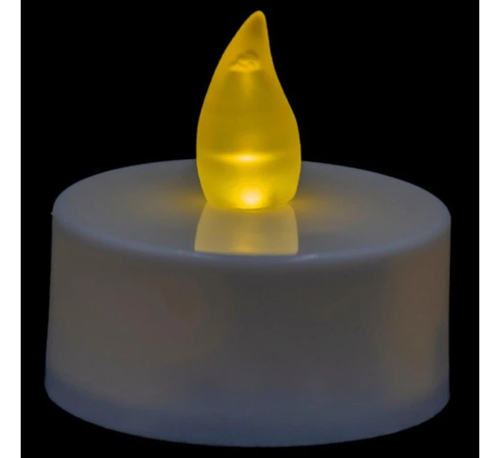 SADA 2 ČAJOVÝCH SVÍČEK VEDENÝCH ČASOVAČEM BÍLÁ