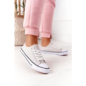 Dámské Klasické Tenisky Šedé Omerta