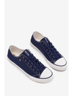 Pánské nízké plátěné tenisky Big Star – tmavě modré