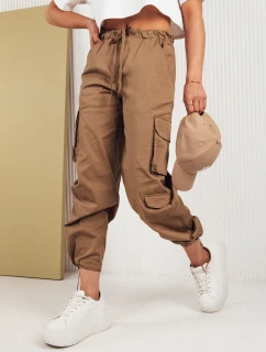 Dámské padákové kalhoty MIRI camel FashionStreet UY1680