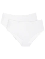 Dámské kalhotky Sense of Modal Midi 2P - WHITE - bílé 0003 - TRIUMPH