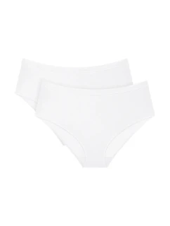 Dámské kalhotky Sense of Modal Midi 2P - WHITE - bílé 0003 - TRIUMPH