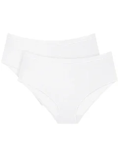 Dámské kalhotky Sense of Modal Midi 2P - WHITE - bílé 0003 - TRIUMPH