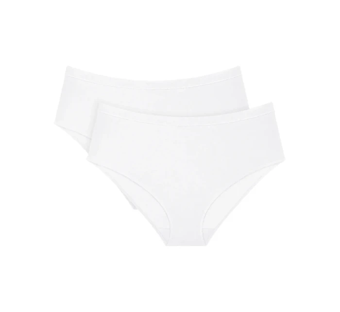 Dámské kalhotky Sense of Modal Midi 2P - WHITE - bílé 0003 - TRIUMPH