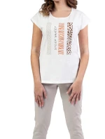 Dámské pyžamo model 21081347 beige - Regina Dámské pyžamo model 21081347 beige - Regina