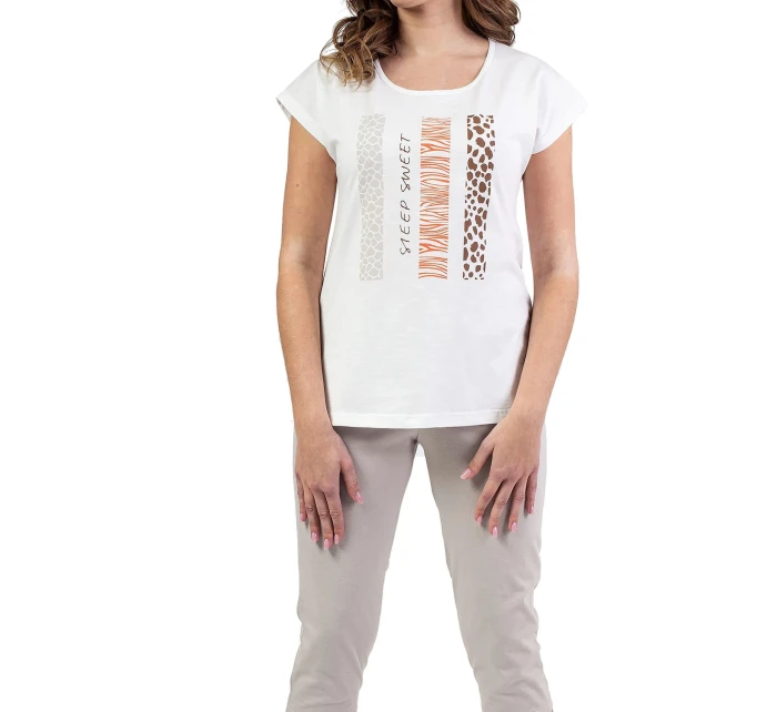 Dámské pyžamo model 21081347 beige - Regina Dámské pyžamo model 21081347 beige - Regina