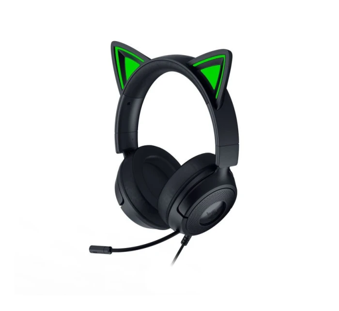Razer Gaming Kraken Kitty V3 X drátová sluchátka do uší s mikrofonem černá Razer Gaming Kraken Kitty V3 X drátová sluchátka do uší s mikrofonem černá